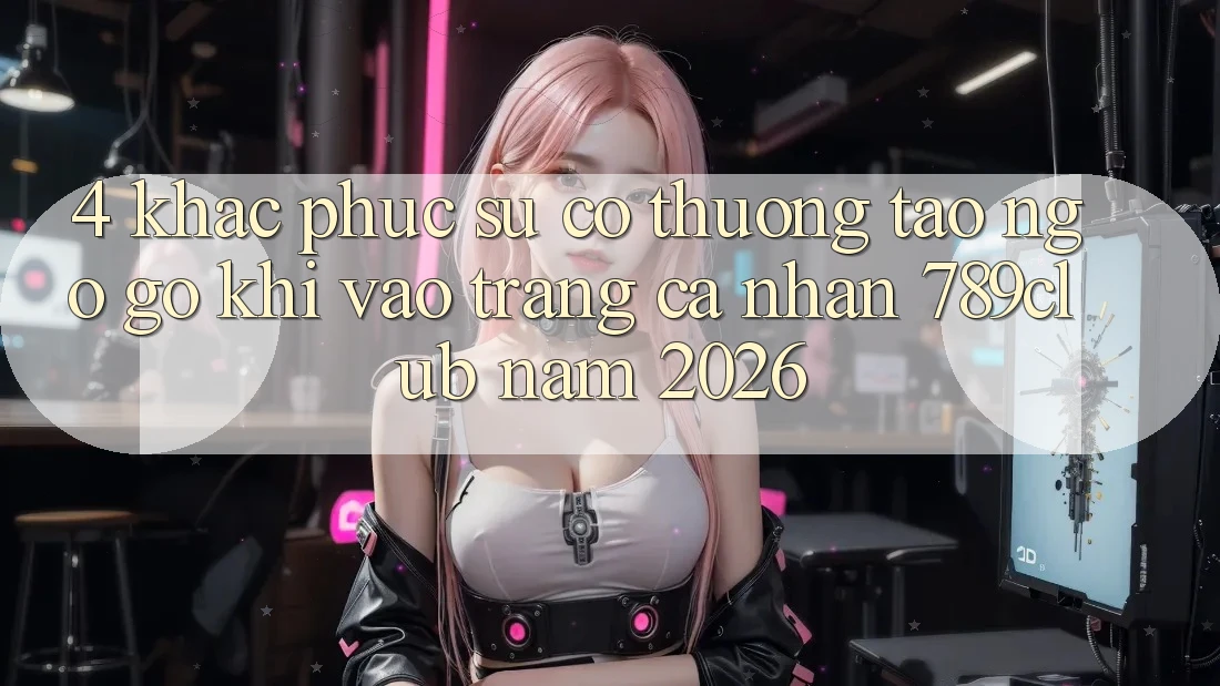 4. Khắc Phục Sự Cố Thường Tao ngộ gỡ Khi Vào trang cá nhân 789club Năm 2026