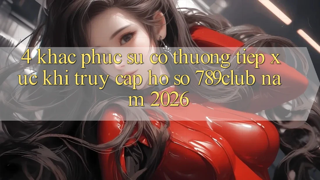 4. Khắc Phục Sự Cố Thường Tiếp xúc Khi Truy cập hồ sơ 789club Năm 2026