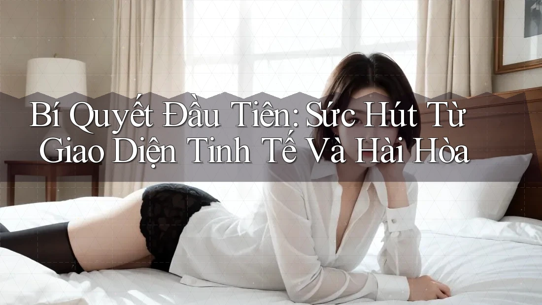 Bí Quyết Đầu Tiên: Sức Hút Từ Giao Diện Tinh Tế Và Hài Hòa