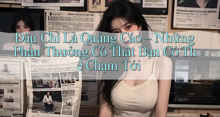 Đâu Chỉ Là Quảng Cáo – Những Phần Thưởng Có Thật Bạn Có Thể Chạm Tới