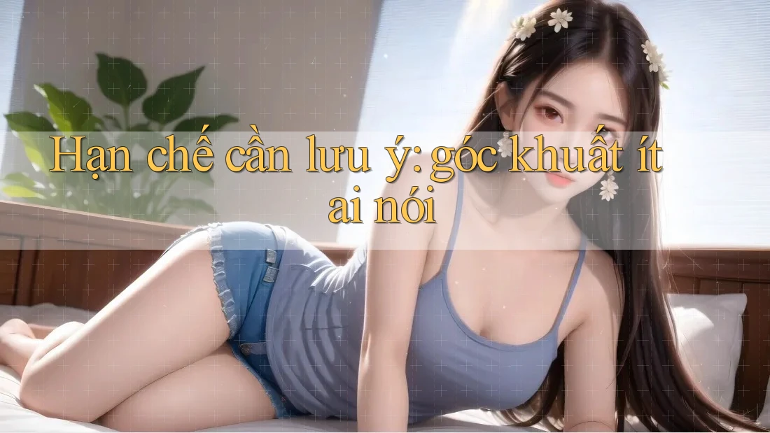 Hạn chế cần lưu ý: góc khuất ít ai nói