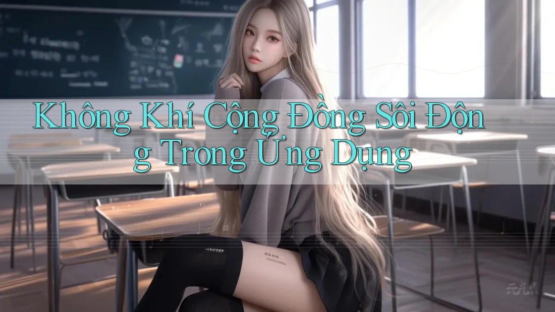 Không Khí Cộng Đồng Sôi Động Trong Ứng Dụng