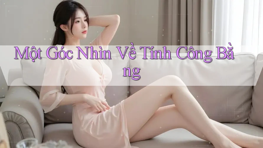 Một Góc Nhìn Về Tính Công Bằng
