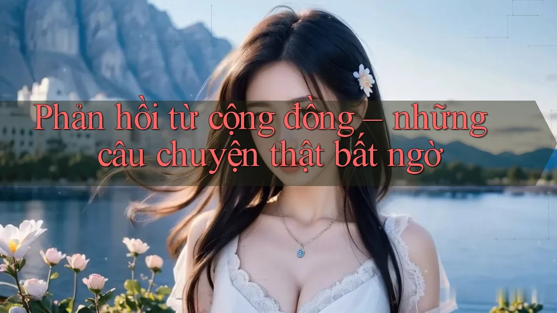 Phản hồi từ cộng đồng – những câu chuyện thật bất ngờ