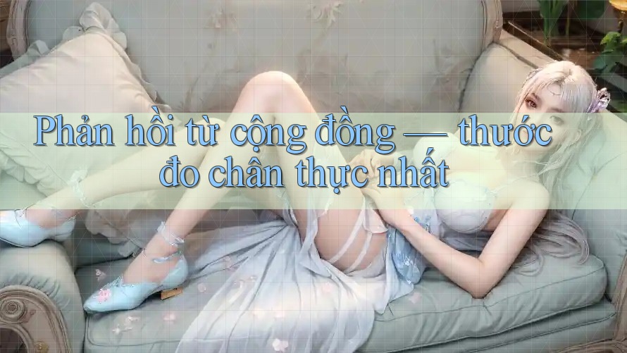 Phản hồi từ cộng đồng — thước đo chân thực nhất