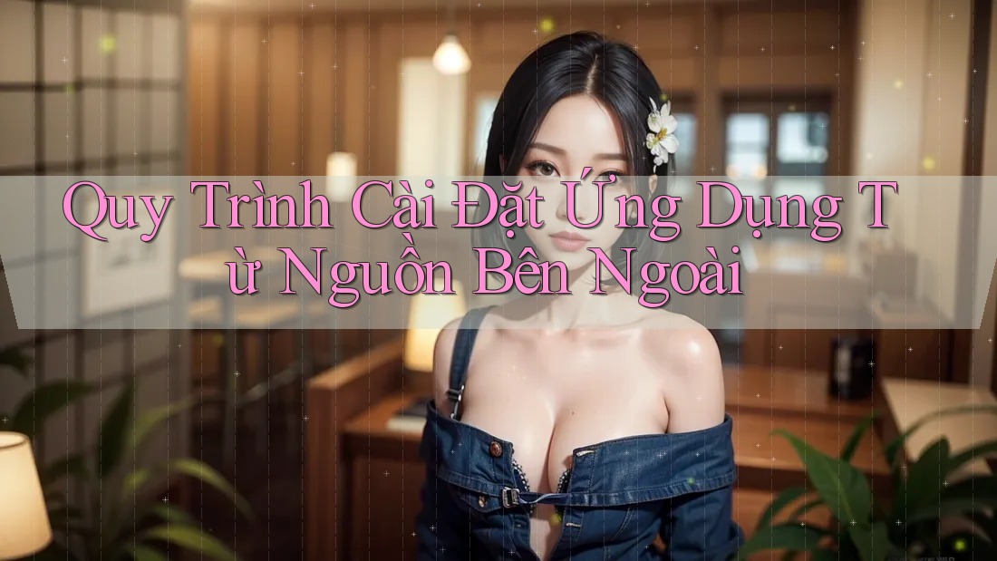 Quy Trình Cài Đặt Ứng Dụng Từ Nguồn Bên Ngoài
