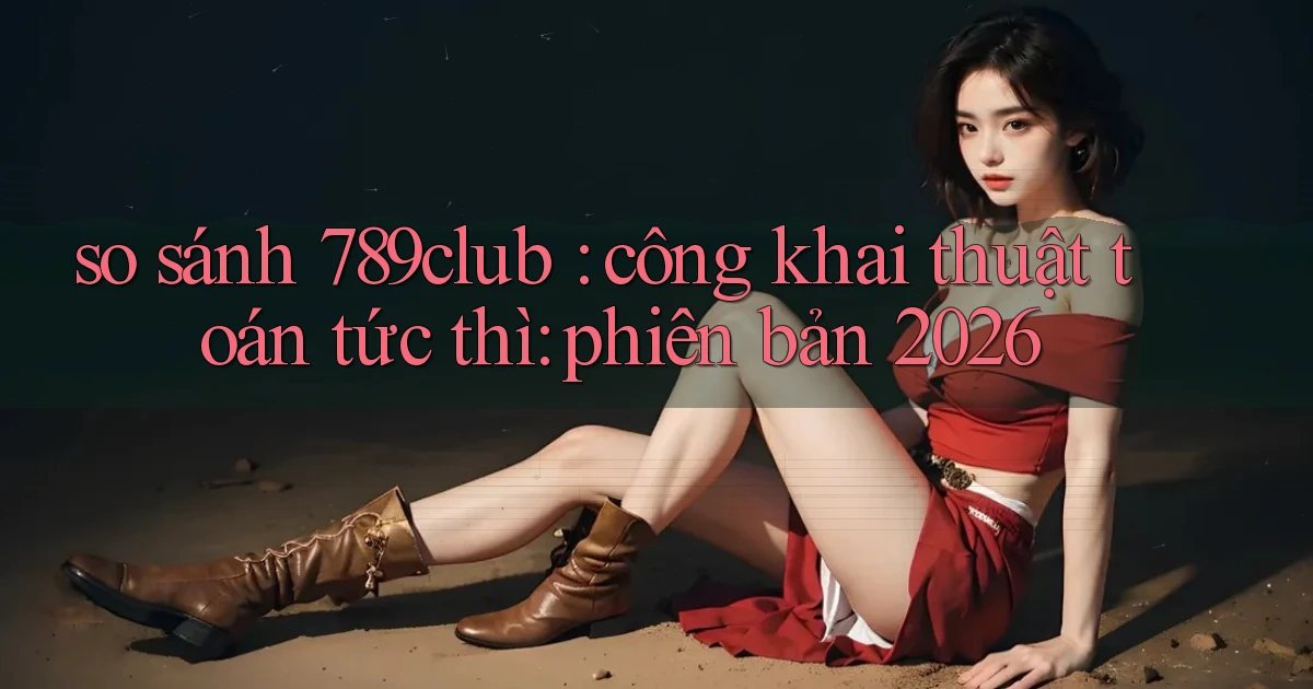 so sánh 789club công khai thuật toán tức thì phiên bản 2026