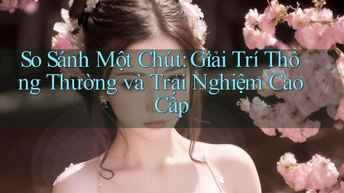 So Sánh Một Chút: Giải Trí Thông Thường và Trải Nghiệm Cao Cấp